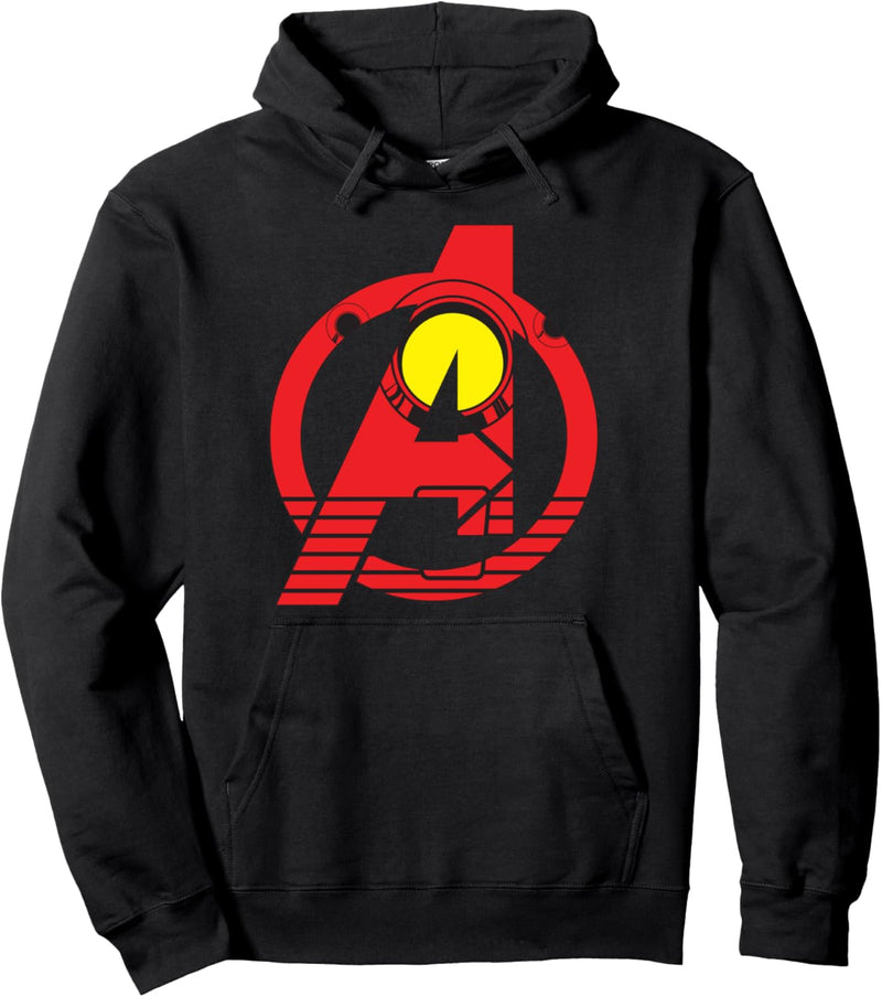 Marvel Avengers Iron Man Costume Fill Logo Pullover Hoodie