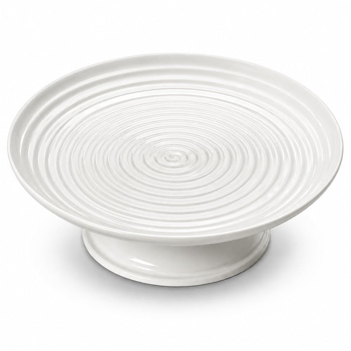 Portmeirion Home & Gifts Sophie Conran Tortenplatte mit weissem Fuss… (Weiss, Einheitsgrösse), Weiss