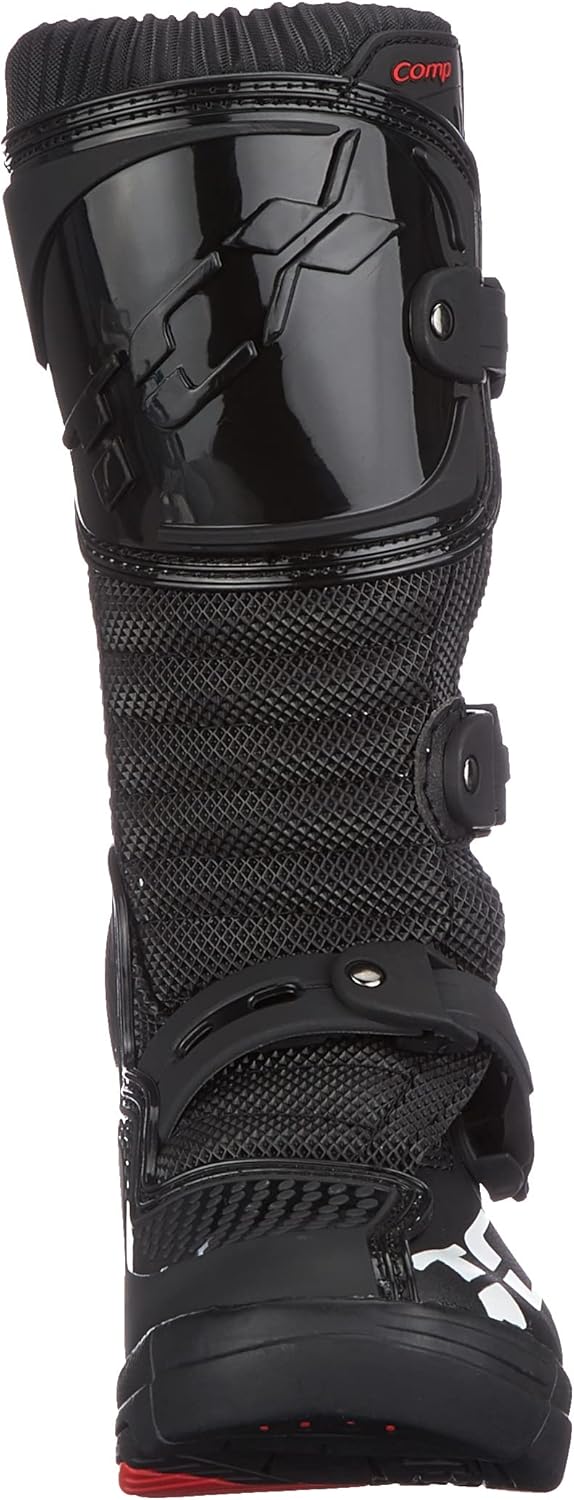 TCX Herren Motorcycle Boot 32 EU Schwarz Weiss, 32 EU Schwarz Weiß