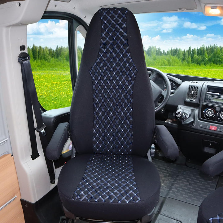 BREMER SITZBEZÜGE Mass Piloten Schonbezüge Sitzbezüge kompatibel mit Wohnmobil Camper Hymer Ducato W