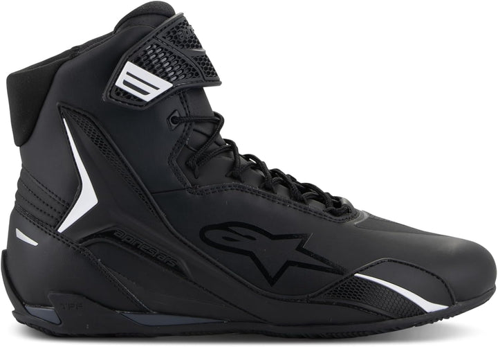 Alpinestars Faster 4 Herren Motorrad Schuhe 43 EU Schwarz, 43 EU Schwarz