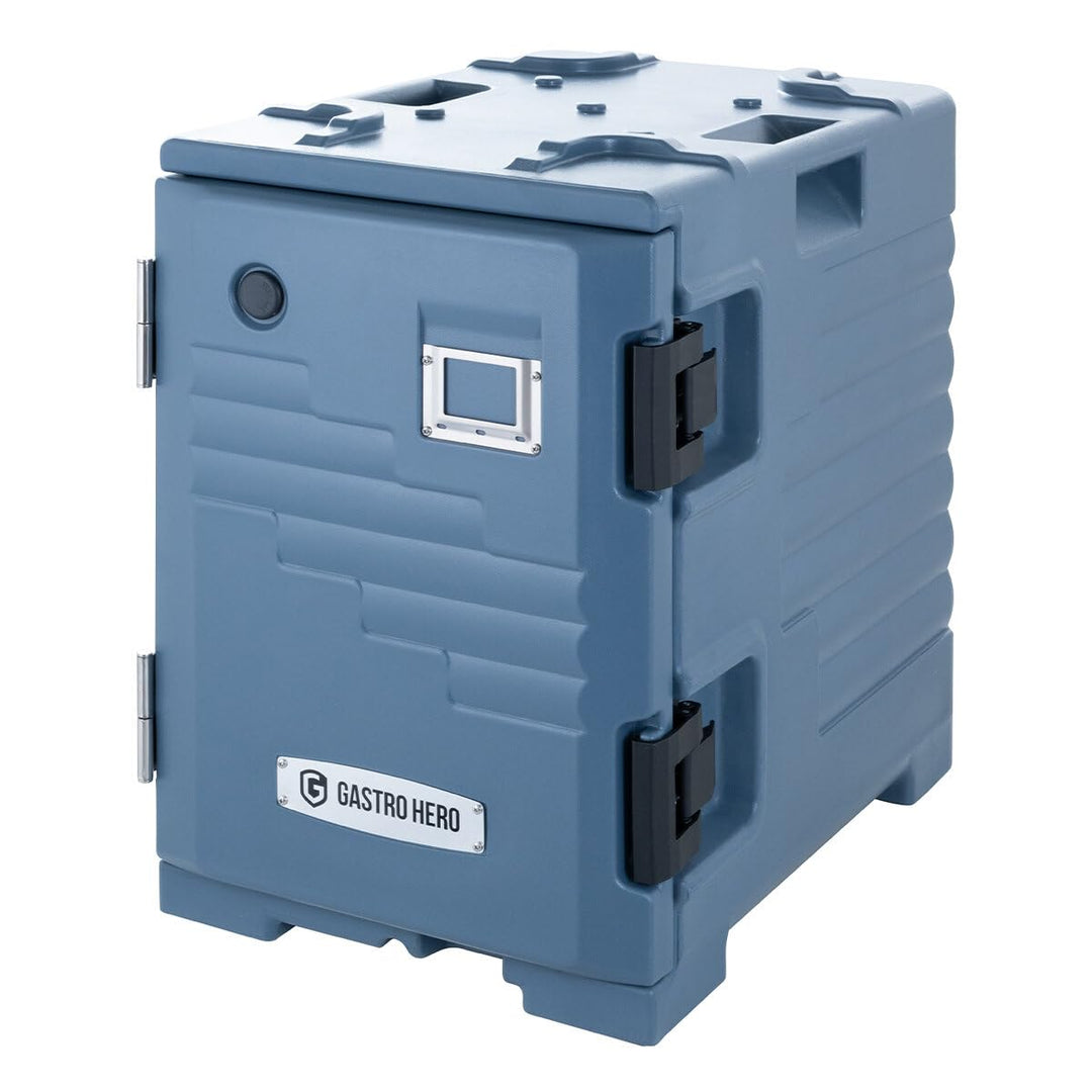 GastroHero Thermobox THBE90 | GN 1/1 Behälter | 90 Liter | Frontlader | isolierte Speisentransportbo