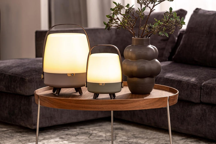 Kooduu - Lite-up Play Sound by Sound by JBL Lautsprecherlampe - Tragbar und Kabellos - Bluetooth-Ver