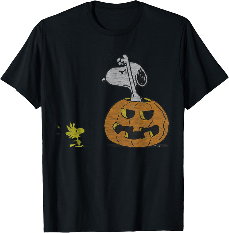 Peanuts Halloween Snoopy Woodstock T-Shirt