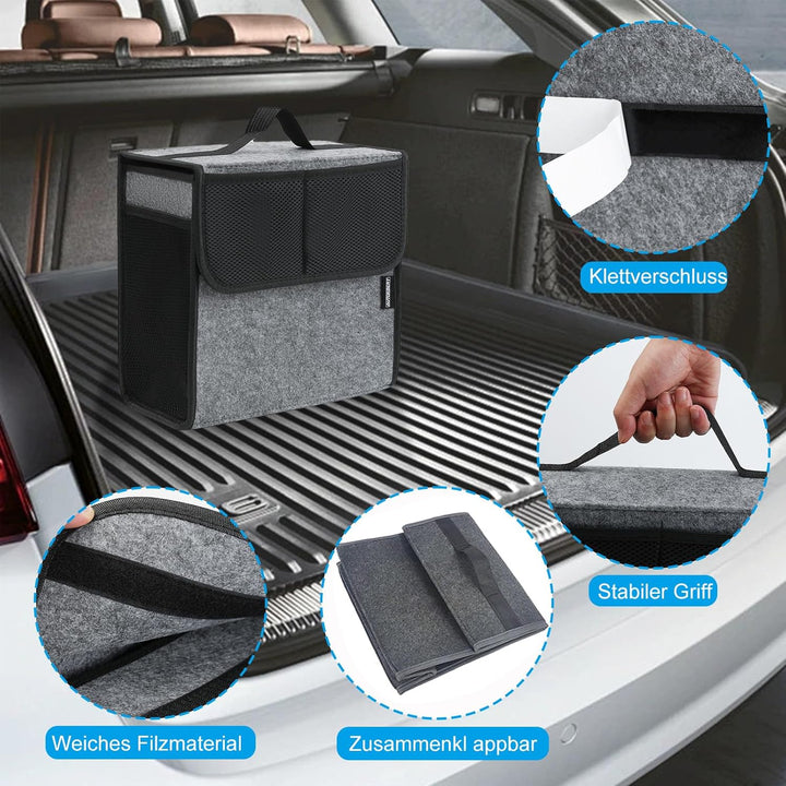 Car Design Kofferraumtasche Organizer Autotasche Auto Kofferraum KFZ Tasche Toolbag Aufbewahrungstas