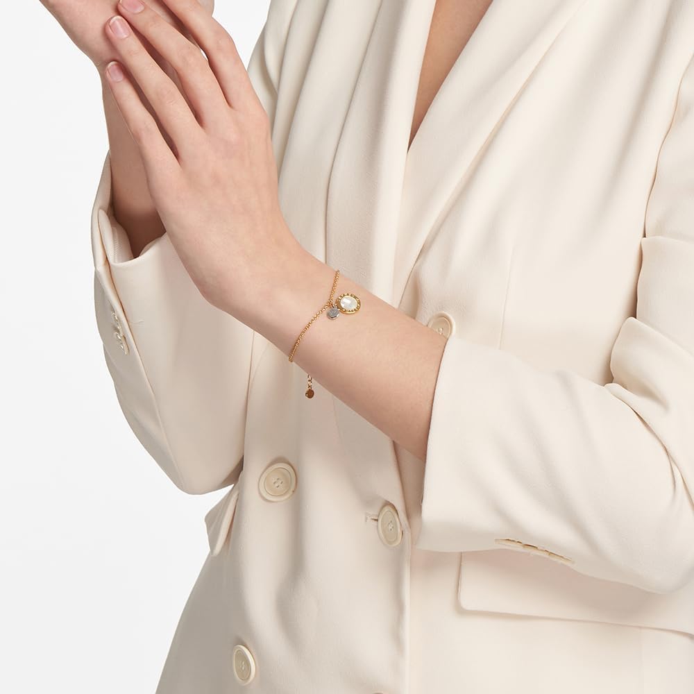 Emporio Armani Armband Für Frauen, Länge: 165-235mm / Grösse: 12X12X3mm Rose Gold Edelstahlarmband,