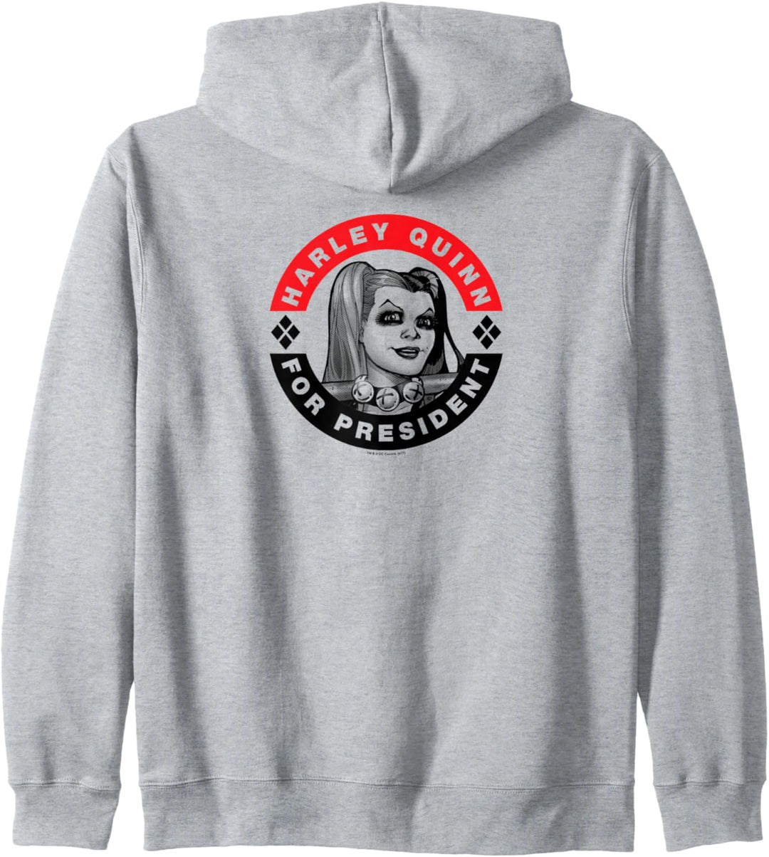 Harley Quinn President Circle Kapuzenjacke