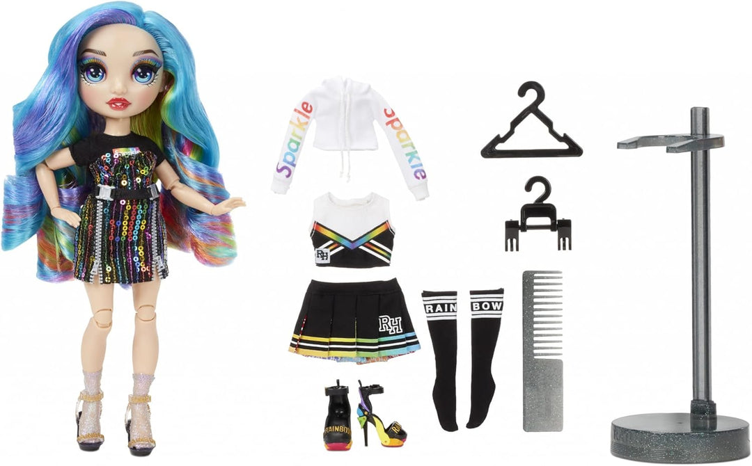 Rainbow High Fashion Doll - Amaya Raine - Regenbogen Puppe mit Luxus-Outfits, Accessoires und Puppen