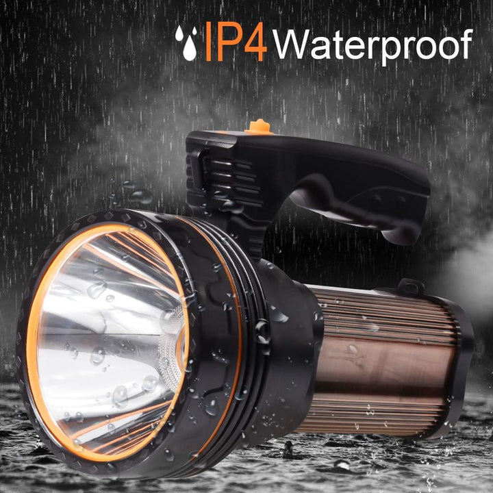 AF-WAN LED Taschenlampe Wiederaufladbar LED Handscheinwerfer 6000 Lumens,CREE Handlampe 9000mAh Supe