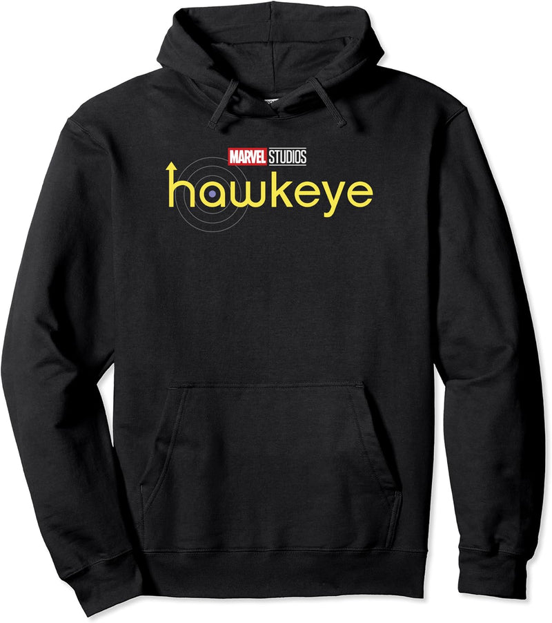 Marvel Hawkeye Yellow Title Logo Pullover Hoodie