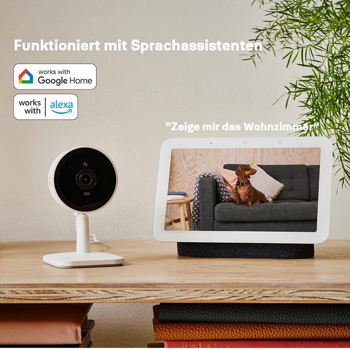 Yale Smarte Innenkamera SV-IC-1A-W2-EU: Full HD Live Ansicht, Zwei-Wege-Audio, Bewegungsaufzeichnung