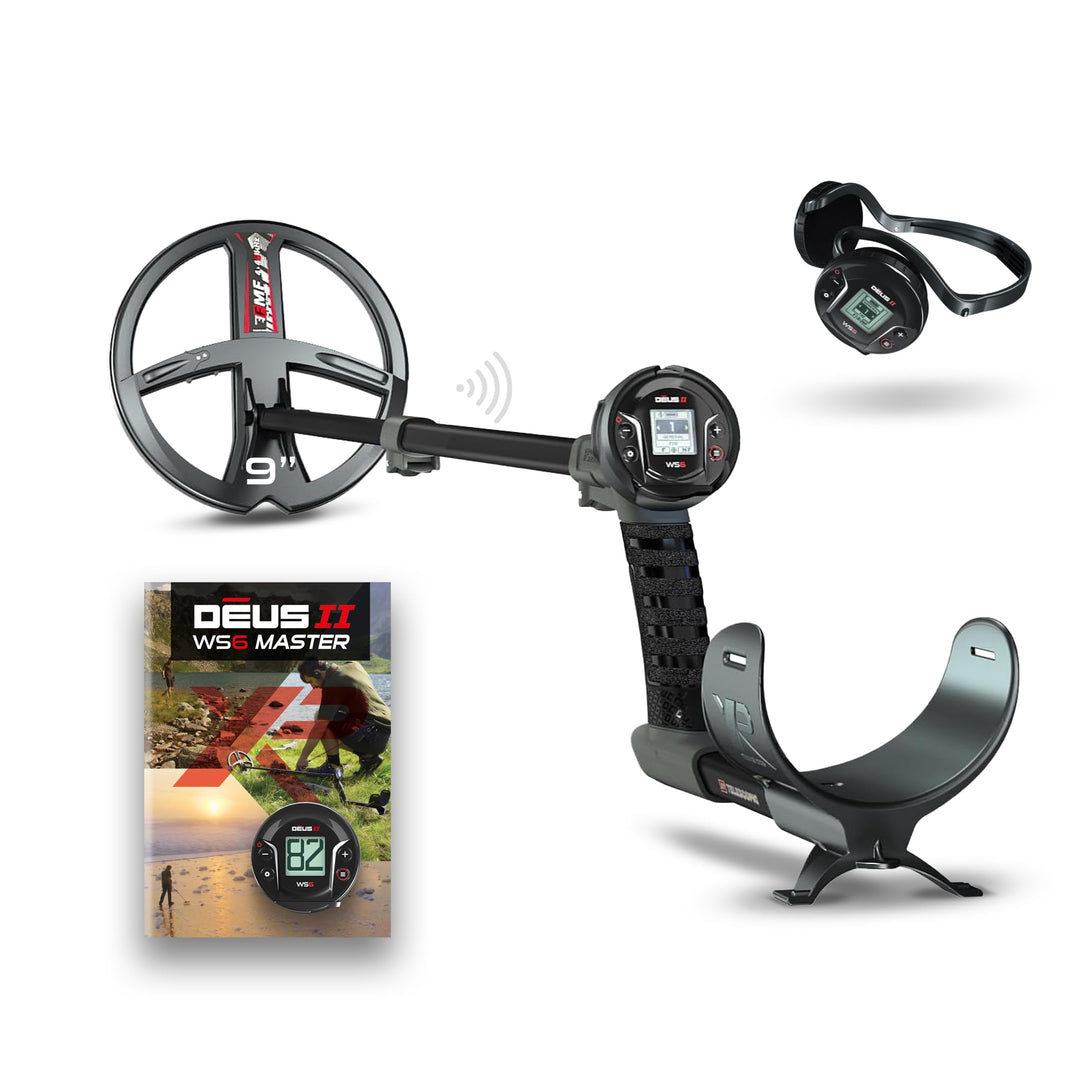 XP Metal Detectors Deus II WS6 Master - Wetterfest und mehrfrequenzfähig, ideal für die Schatz- und