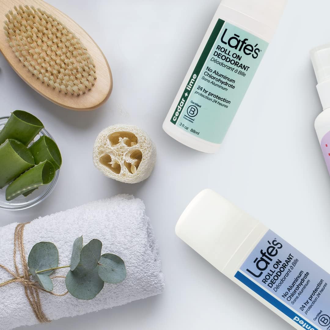 All Natural, Roll On Deodorant, ohne Duft - Lafe Natural Body Care - Anzahl 1