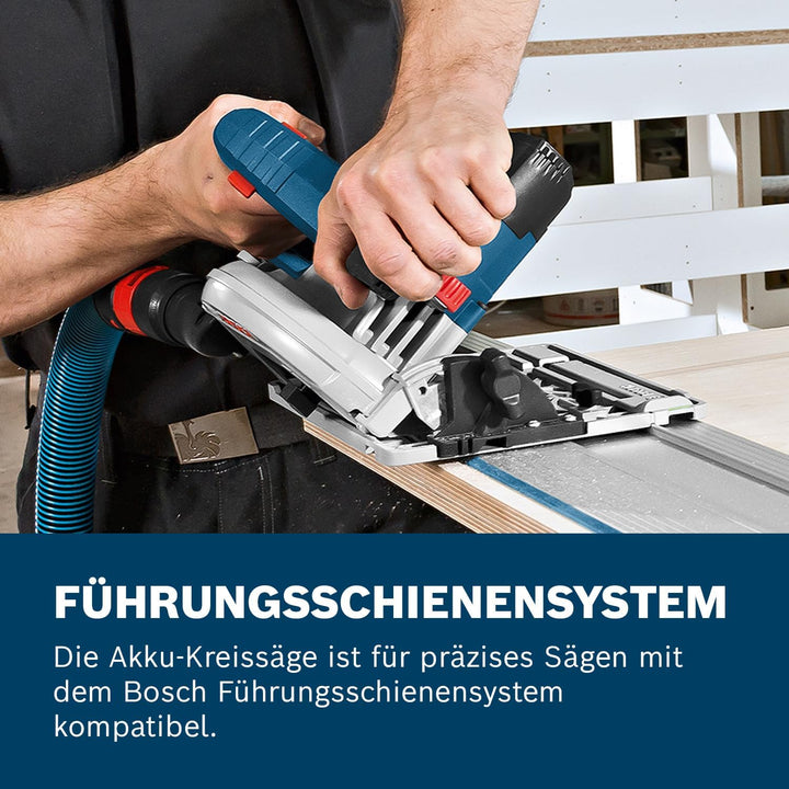 Bosch Professional 18V System Akku Kreissäge GKS 18V-57 G (Sägeblatt-Ø: 165 mm, Schnitttiefe: 57 mm,