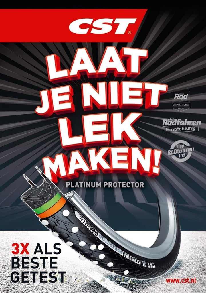 CST Cub.CST Platinum Protector City 28x1.75 steif NEG Radfahren Erwachsene Unisex T.U