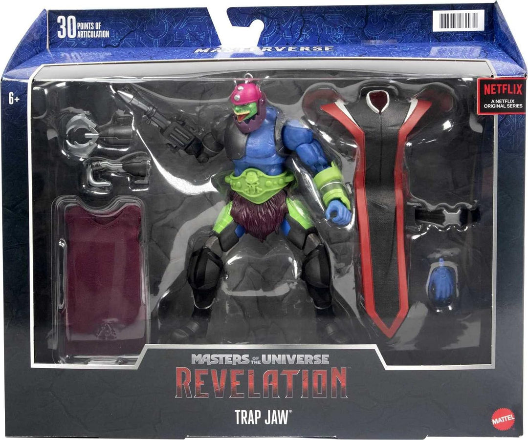 Masters of the Universe Masterverse 18cm Deluxe Figur Revelation: Trap Jaw