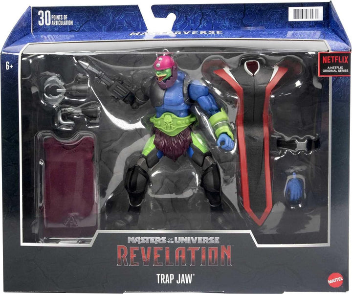 Masters of the Universe Masterverse 18cm Deluxe Figur Revelation: Trap Jaw