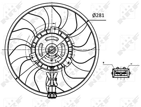 NRF 47418 Lüfter, Motorkühlung