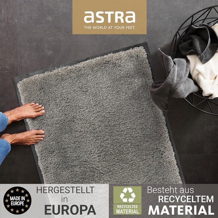 Astra Fussmatte innen rutschfest - Schmutzfangmatte super weich - Läufer Flur waschbar per Hand - Tü
