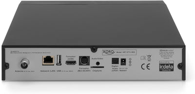 XORO HRT 8772 HDD - 2TB Full-HD DVB-C/T2 Receiver mit Twin Tuner, Freenet TV integriert, inkl. 2TB F