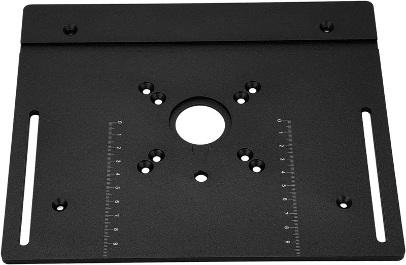 Oberfräsen-Hebesystem, Vollständiges Installationsset, Aluminium-Holzbearbeitungseinsatz-Grundplatte
