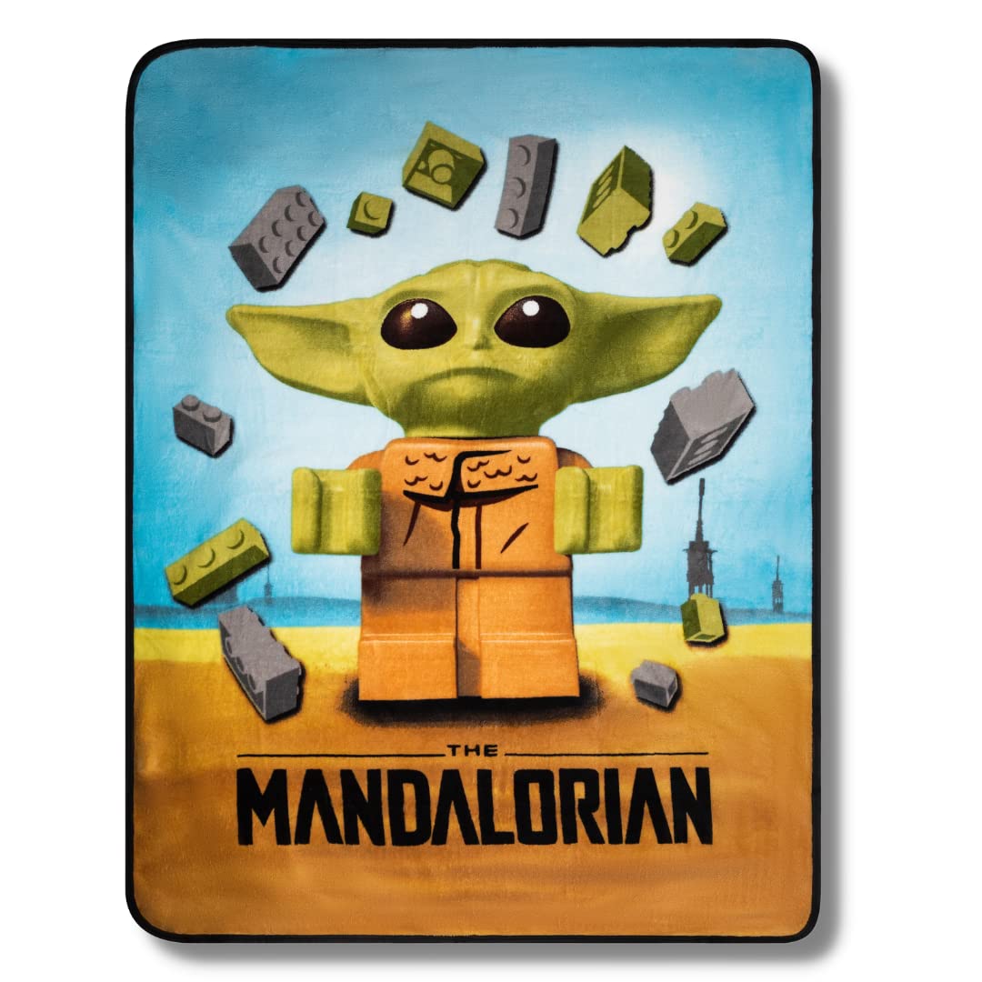 Franco Lego Star Wars The Child Mandalorian Bedding Super Soft Micro Raschel Überwurf, 116,8 x 152,4