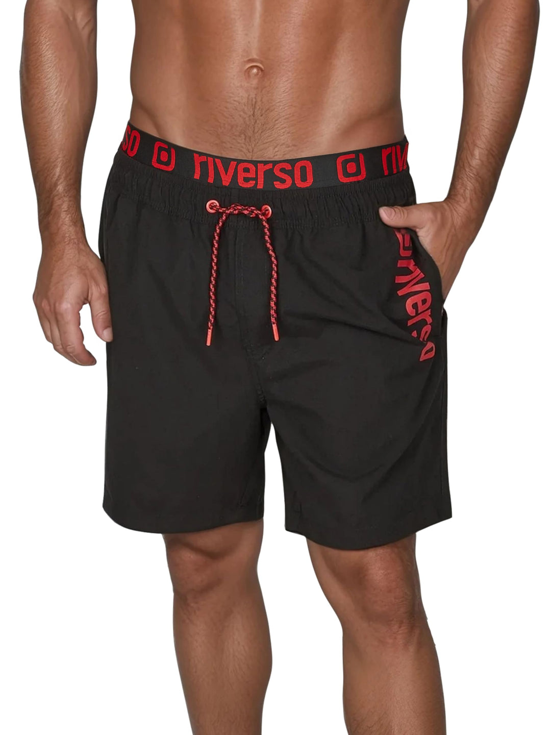 riverso Badehose Herren Regular Fit RIVBobby Kurze Hosen Badeshorts Schwimmhose Shorts Schnelltrockn