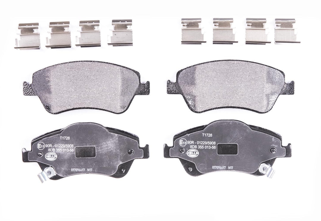 HELLA PAGID 8DB 355 013-561 Bremsbelagsatz - T1726 - Dicke/Stärke: 19.2mm - Bremssystem: Bosch - mit