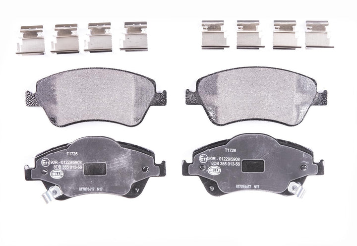 HELLA PAGID 8DB 355 013-561 Bremsbelagsatz - T1726 - Dicke/Stärke: 19.2mm - Bremssystem: Bosch - mit