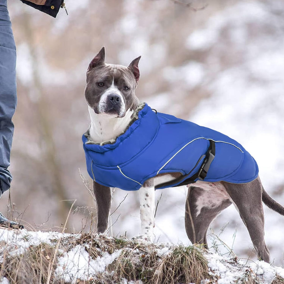 Hundemantel Winter Kleine Hunde, wasserdichte Welpen Warme Jacke Weste Reflektierende Hundejacke Fle