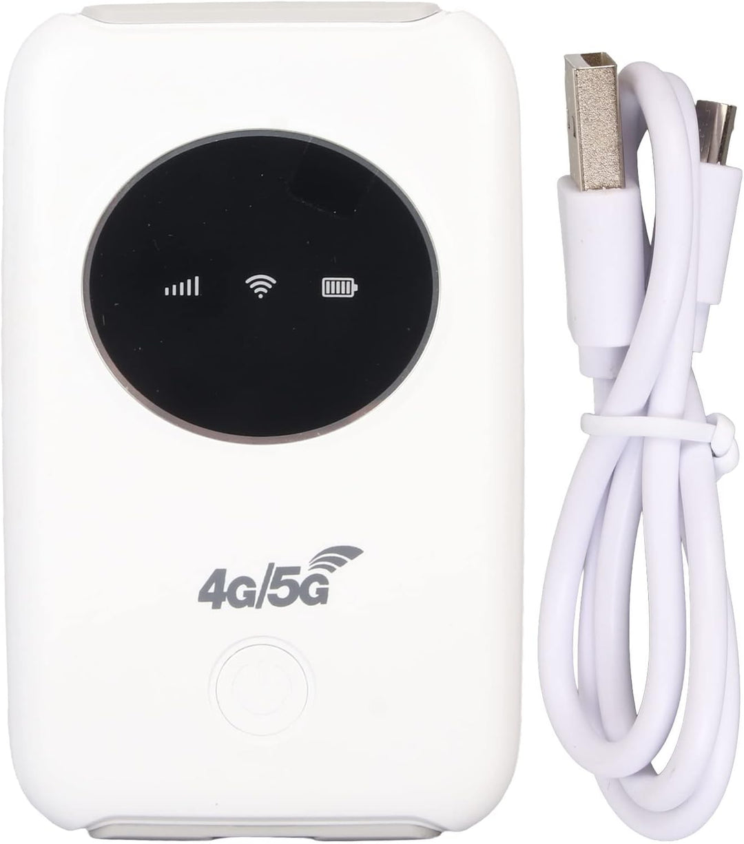 Brrnoo 5G Mobile WiFi Modem, Wireless Mobile Router 300 Mbit/s, Entsperrter 5G WiFi SIM-Kartensteckp