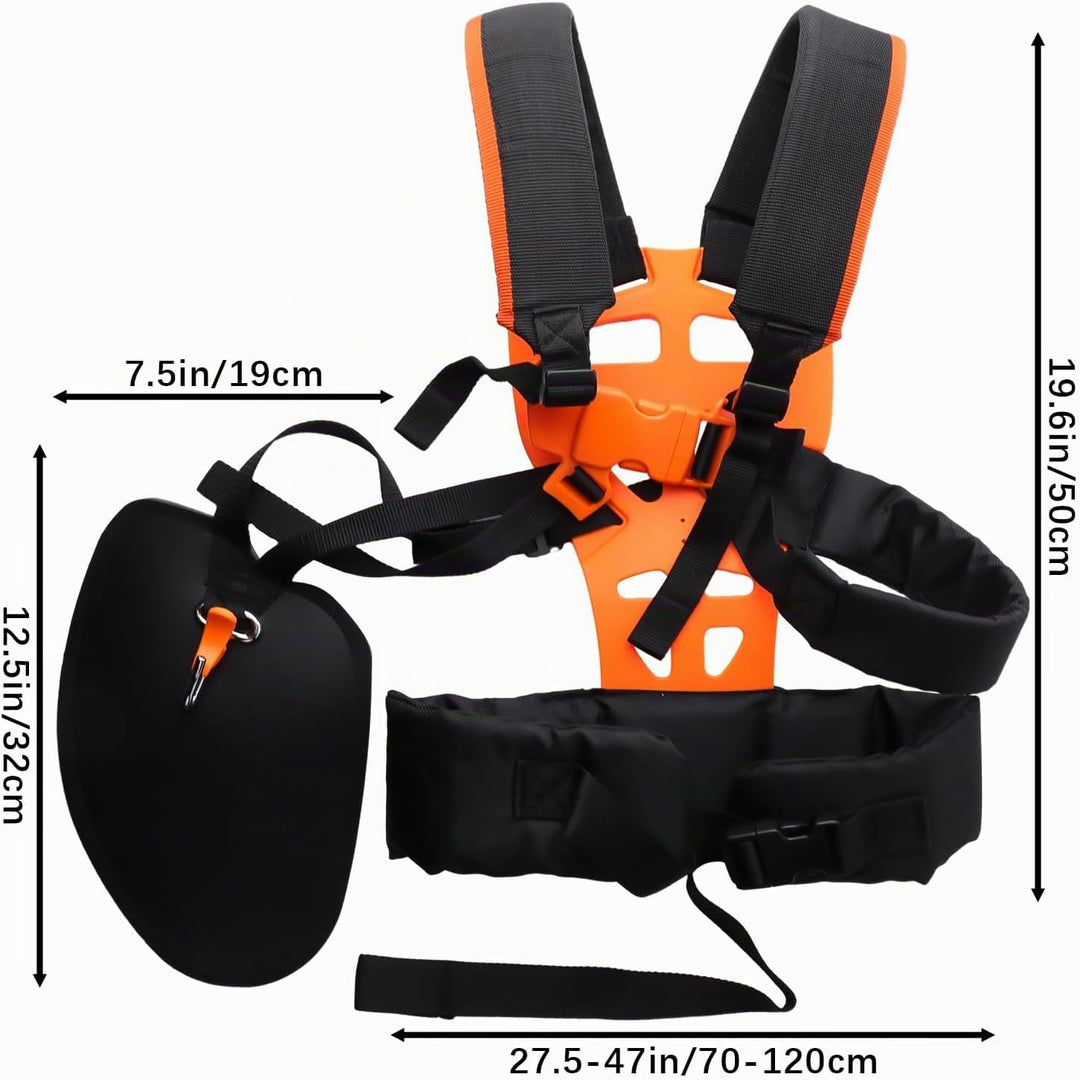 QKTYB Doppel Schultergurt Tragegurt Profi Schulterriemen Motorsense Trimmer Schultergurt für Motorse