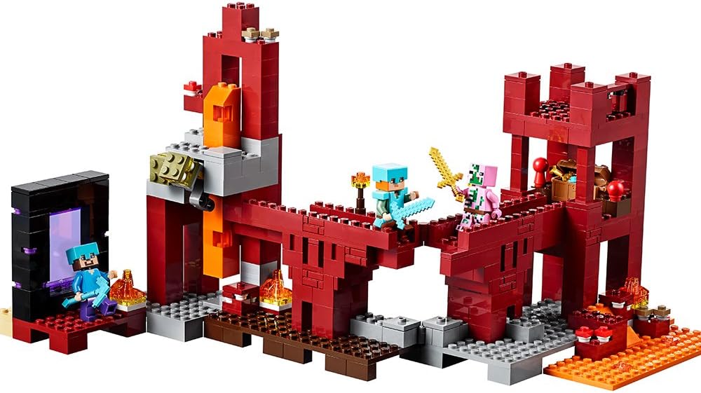 LEGO Minecraft 21122 the Nether Fortress Building Kit