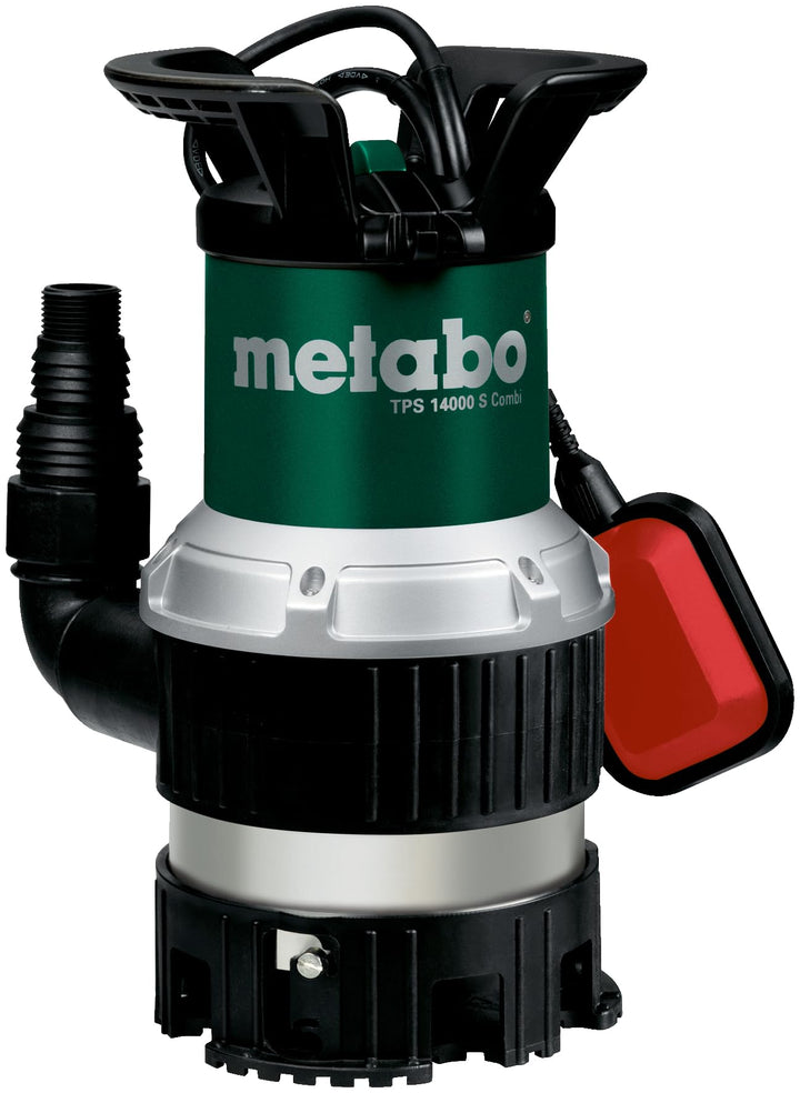 Metabo Kombi-Tauchpumpe TPS 14000 S Combi – 0251400000 – Nennaufnahmeleistung: 770 W – Max. Förderme
