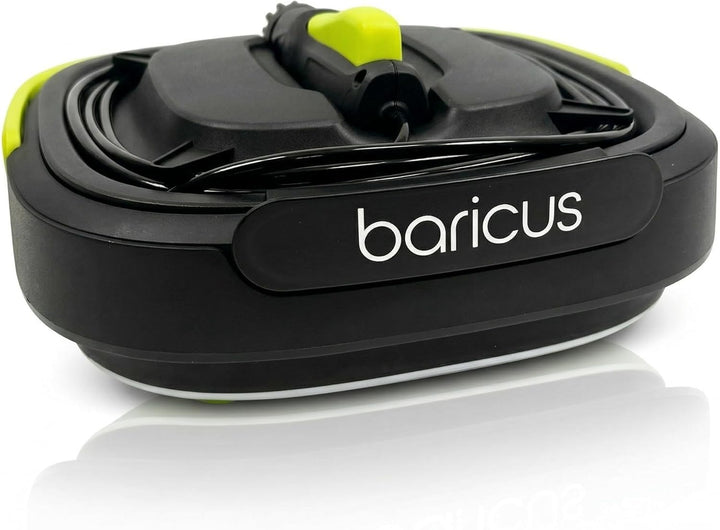 Baricus Mobiler Akku-Druckreiniger, 10L Faltbarer Wassertank, 12V, 5 bar, 2 l/min, USB-C, für Campin