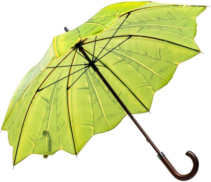 LUCKYWEATHER Regenschirm Stockschirm Damen/Herren Motiv Palme I Stockregenschirm gross und stabil so