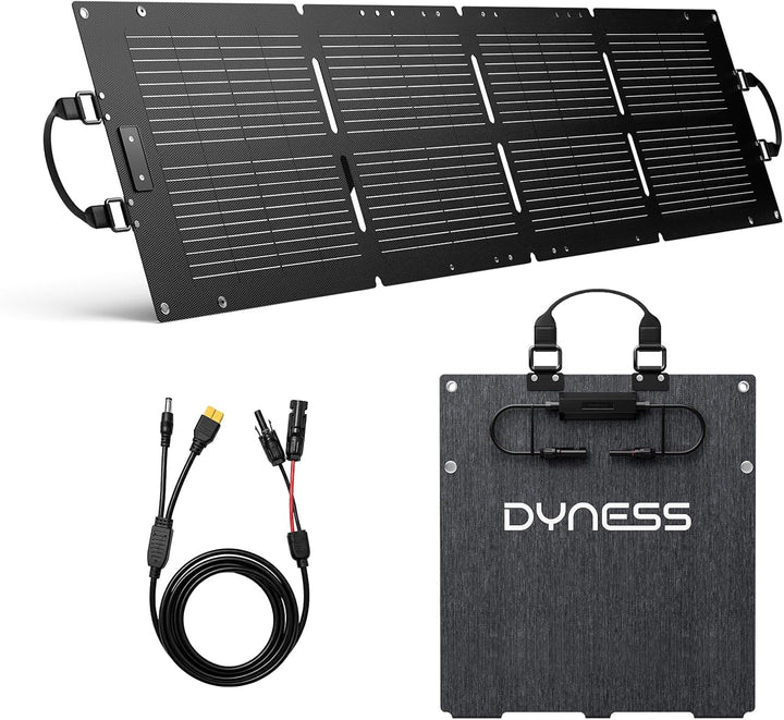 Dyness 100W Faltbares Solarpanel für Powerstation mit Monokristalline Solarzelle, 23% Wirkungsgrad,