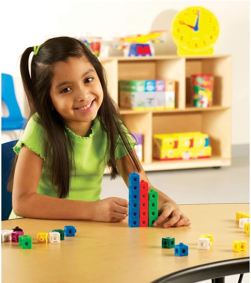 Learning Resources Snap Cubes Steckwürfel (1.000 Stück) Set of 1000, Set of 1000