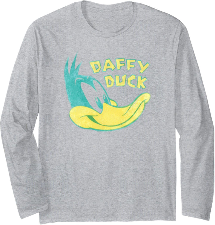 Looney Tunes Daffy Head Langarmshirt