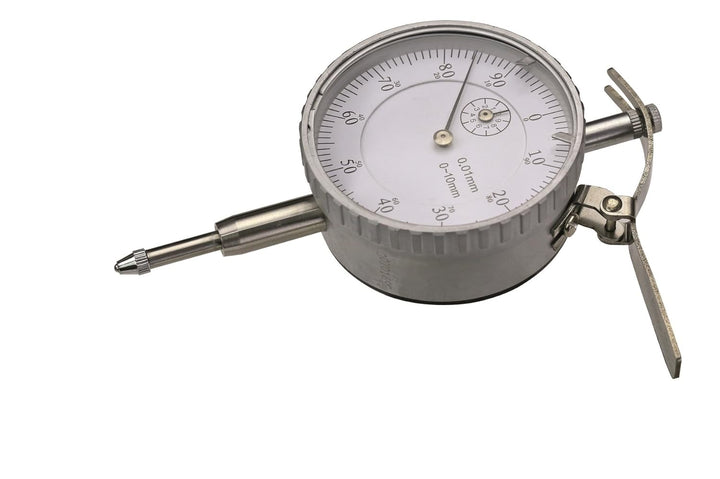 CNC QUALITÄT Messuhr mit Hebel - 10 mm Messbereich - Ablesung 0,01 mm - Metallgehäuse