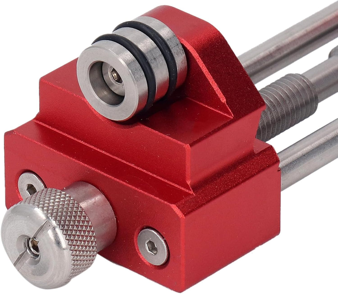 Verstellbare Schärflehre für Meissel und Hobel, Aluminiumlegierung, Rot und Silber, Professionelles