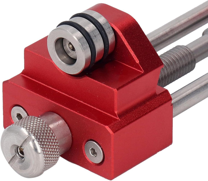 Verstellbare Schärflehre für Meissel und Hobel, Aluminiumlegierung, Rot und Silber, Professionelles