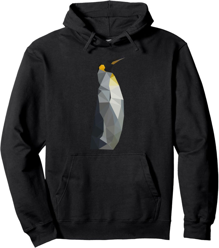 Polygon Pinguine Dreiecke Pinguin Pullover Hoodie
