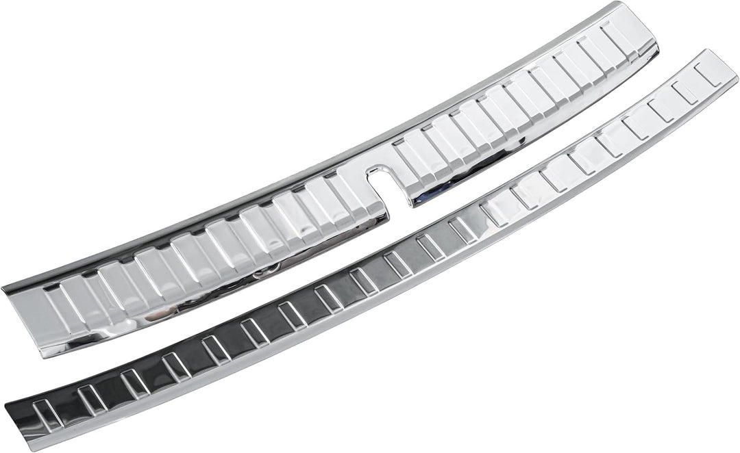 RECAMBO Ladekantenschutz Set Edelstahl kompatibel für BMW X1 iX1 | ab 2022 - Hochglanz poliert, Chro