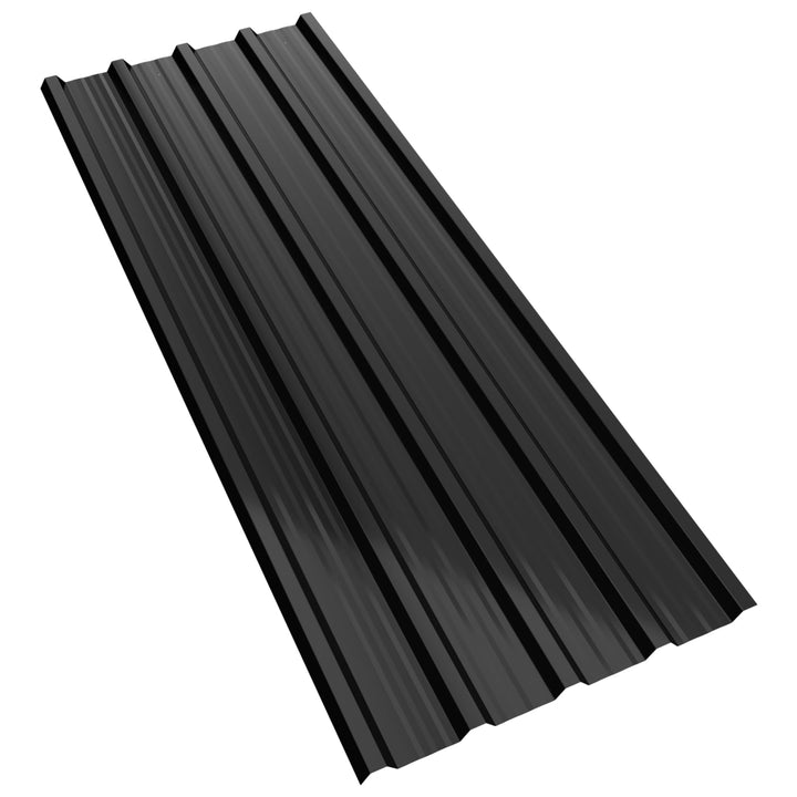 LILIIN 12x Trapezblech Metal Dachplatten Wellplatten Dach, Verzinkt Trapezoidal Sheet, Wetterfest &