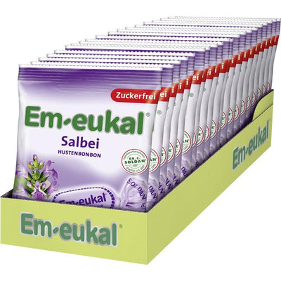 Em-eukal Salbei-Bonbons zuckerfrei, 20er Pack (20 x 75 g Beutel) Salbei 20 x 75g (20er Pack), Salbei