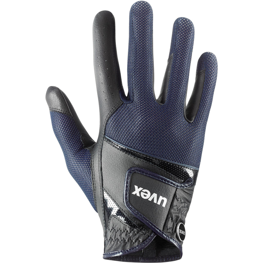 Uvex Unisex – Erwachsene Sumair Reithandschuhe 6.5 black-blue, 6.5 black-blue