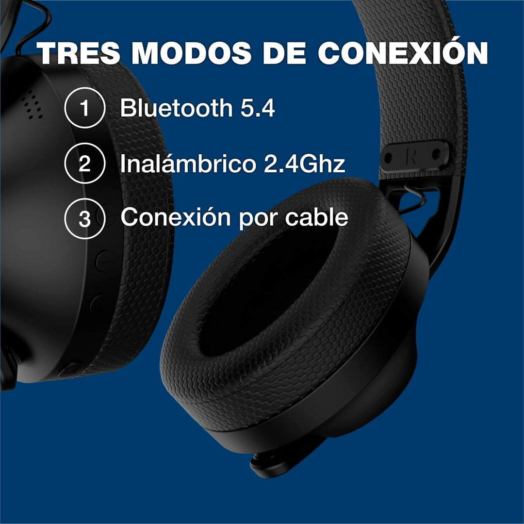 CoolBox WB01 Kabellose Gaming-Kopfhörer mit abnehmbarem Mikrofon für PS5, PS4, Switch, PC, 2,4 GHz,