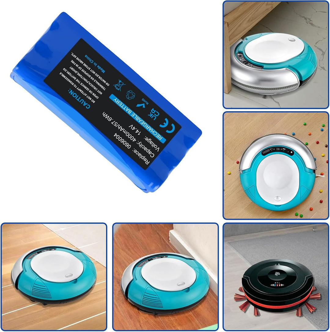 14,4V 4000mAh NI-MH Ersatzakku für Dirt Devil Libero M606 M606-1 M606-2 M606-3 M606-4 Spider M607 M6