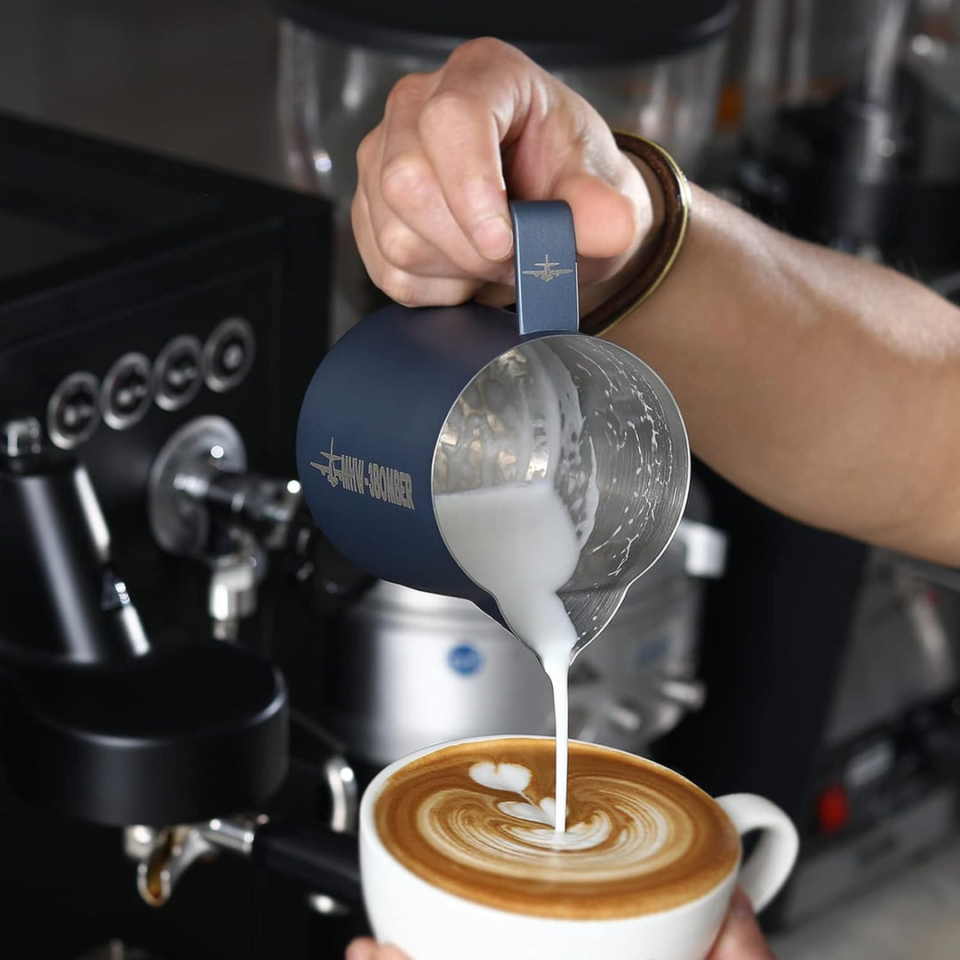 MHW-3BOMBER Espresso Milchkännchen Milk Pitcher 500ml Milchschaumtank Espresso Milchschaumtank Edels